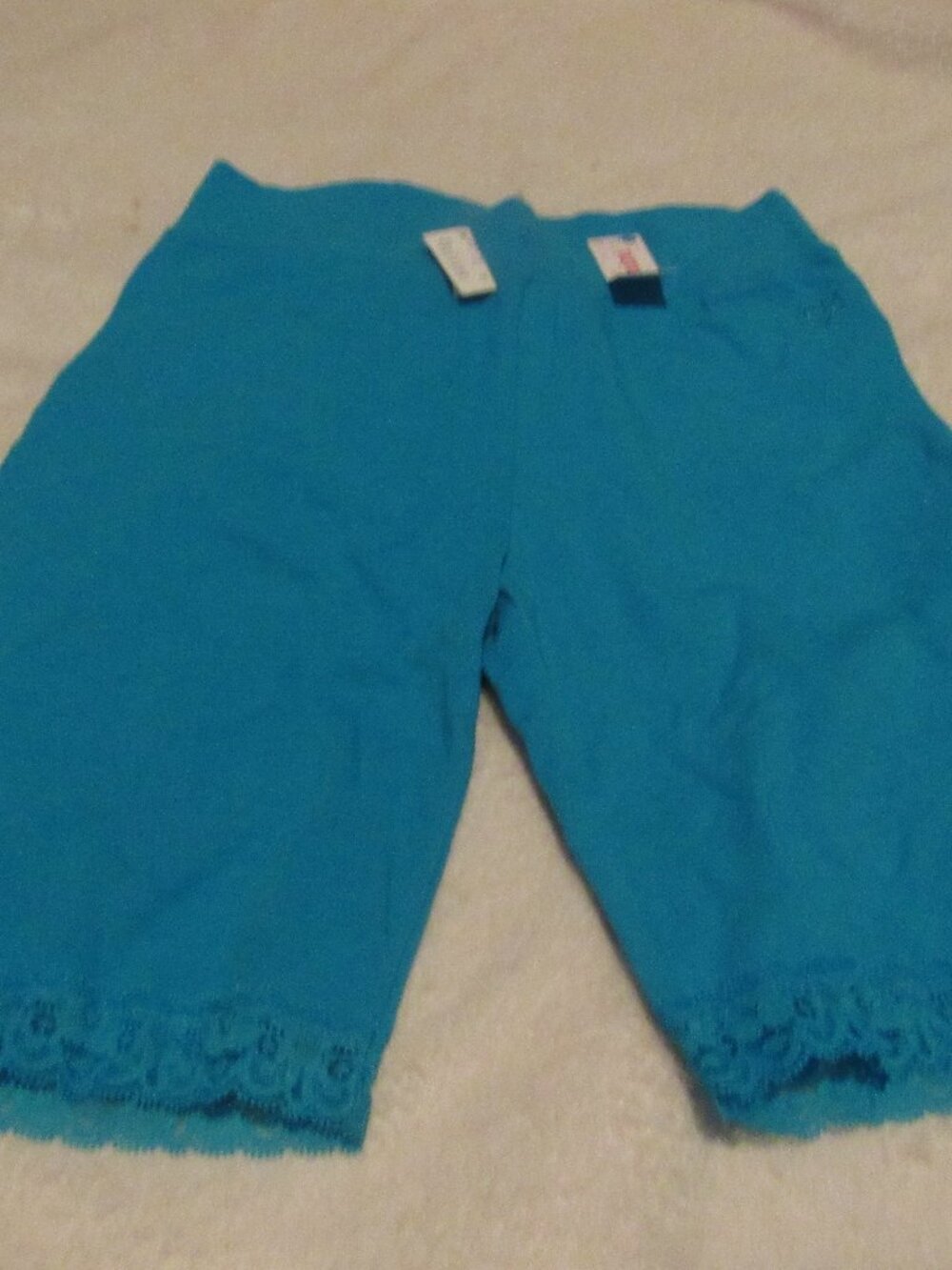 Justice Mini Leggings Aqua Size 16 NWT